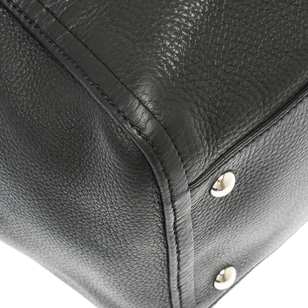 Gucci Soho Interlocking GG Tote Bag Black Leather Handbag - Picture 6 of 9